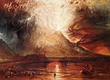 Mount Vesuvius in Eruption 1817 By Joseph Mallord William Turner