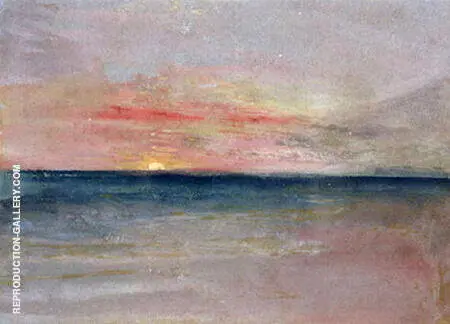Sunset By Joseph Mallord William Turner