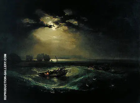 Fishermen at Sea By Joseph Mallord William Turner
