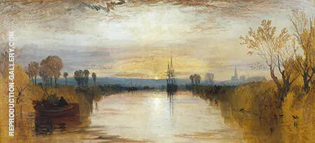 Chichester Canal 1828 By Joseph Mallord William Turner
