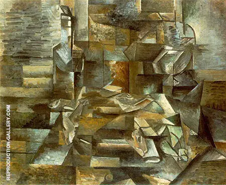 Bottle and Fishes By Georges Braque
