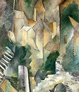 The Church of Carrieres-Saint-Denis 1909 By Georges Braque