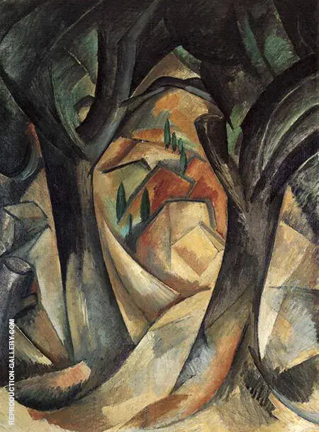 Big Trees at Estaque By Georges Braque