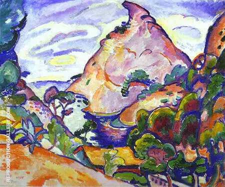La Calanque Gray Weather 1907 By Georges Braque
