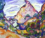 La Calanque Gray Weather 1907 By Georges Braque