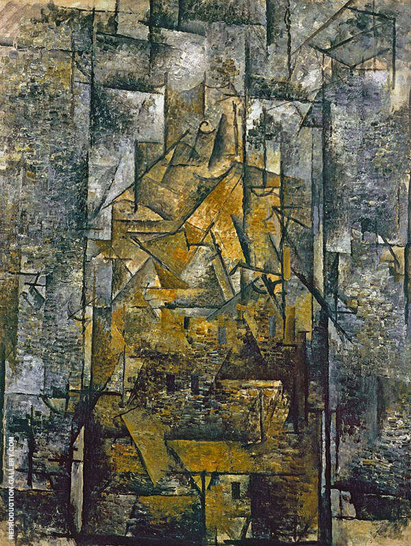 Rooftops at Ceret by Georges Braque | Oil Painting Reproduction