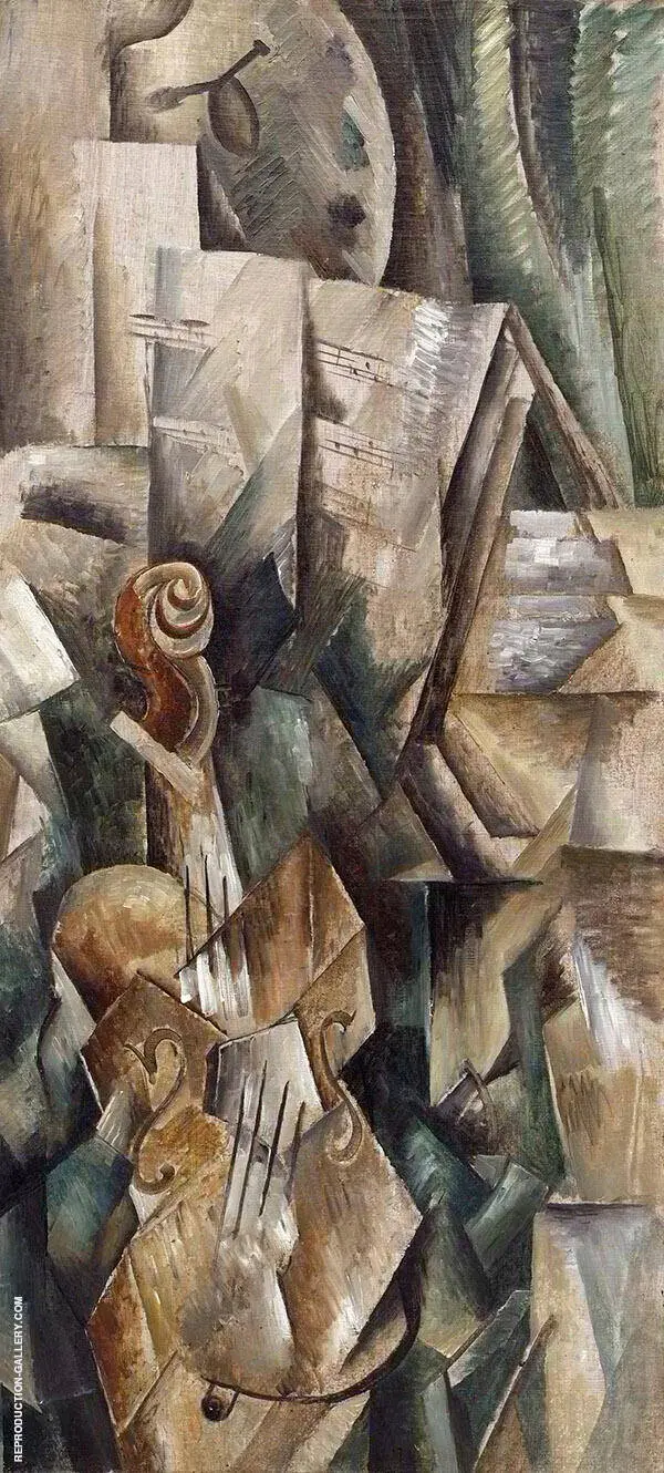 Violin and Palette By Georges Braque