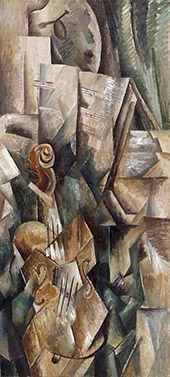 Violin and Palette By Georges Braque