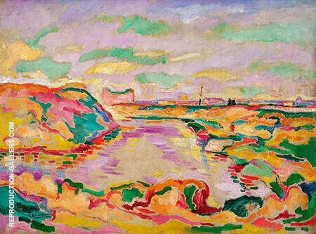 Landscape near Antwerp By Georges Braque