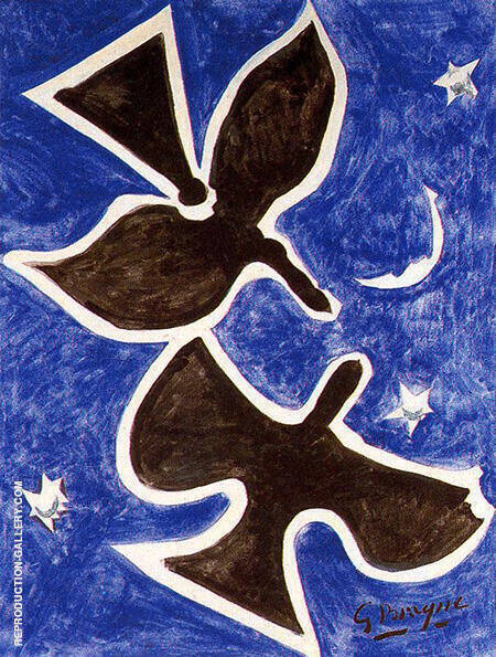 The Bird 1953 by Georges Braque | Oil Painting Reproduction