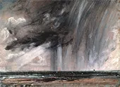 Seascape Study with Rain Cloud 1824 By John Constable