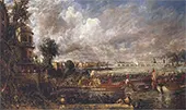 The Opening of Waterloo Bridge seen from Whitehall Stairs By John Constable