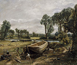 Boat-building near Flatford Mill 1815 By John Constable