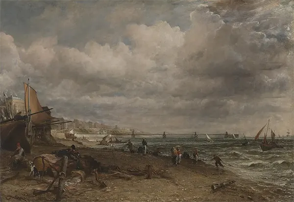 Chain Pier Brighton 1827 By John Constable