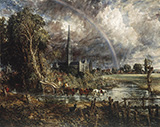 Salisbury Cathedral from the Meadows 1831 By John Constable