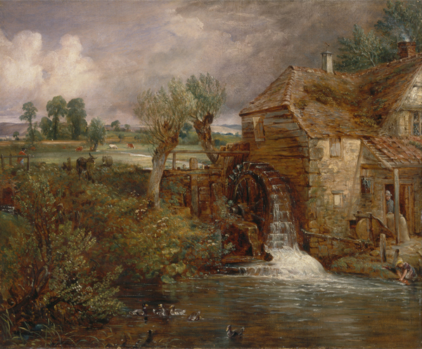 Mill at Gillingham Dorset by John Constable | Oil Painting Reproduction