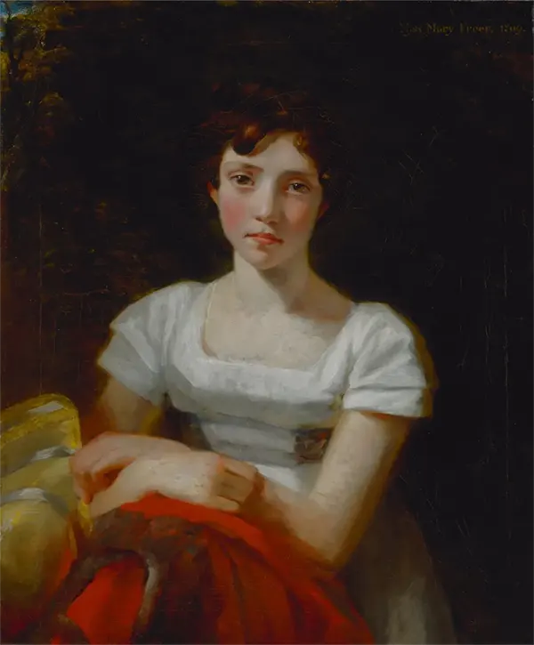 Portrait of Mary Freer 1809 By John Constable