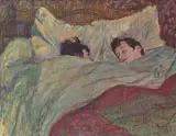 Dans Le Lit By Henri De Toulouse Lautrec