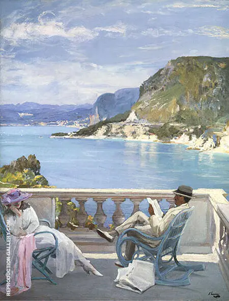 On the Riviera By John Lavery