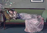 The Green Sofa By John Lavery