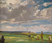Golf Links at North Berwick By John Lavery