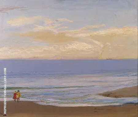 Beach Scene By John Lavery
