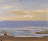 Beach Scene By John Lavery