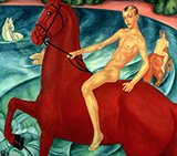 Bathing of a Red Horse By Kuzma Petrov-Vodkin