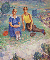 Spring 1935 By Kuzma Petrov-Vodkin