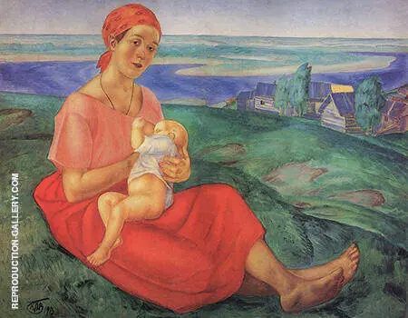 A Mother 1913 By Kuzma Petrov-Vodkin