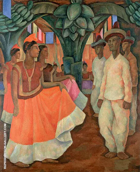 Dance of Tehuantepec By Diego Rivera