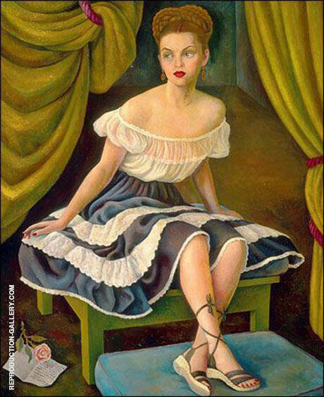 Portrait of Mrs Elisa Saldivar de Gutierrez Roldan 1946 | Oil Painting Reproduction