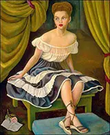 Portrait of Mrs Elisa Saldivar de Gutierrez Roldan 1946 By Diego Rivera