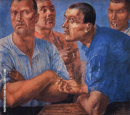 Workers 1926 By Kuzma Petrov-Vodkin
