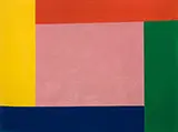 Pink with Border 1967 By Jack Bush