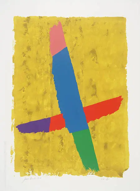 Cross Over 1974 By Jack Bush