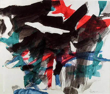 Collage for Christmas 1957 By Jack Bush
