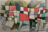 Checkerboard 1951 By Jack Bush