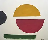 Split Circle 1961 By Jack Bush