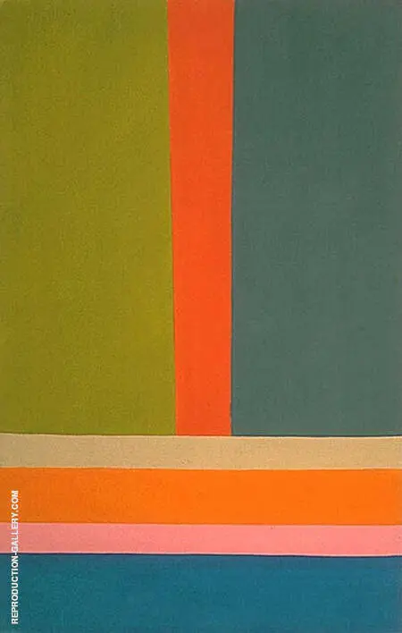 Big A 1968 By Jack Bush