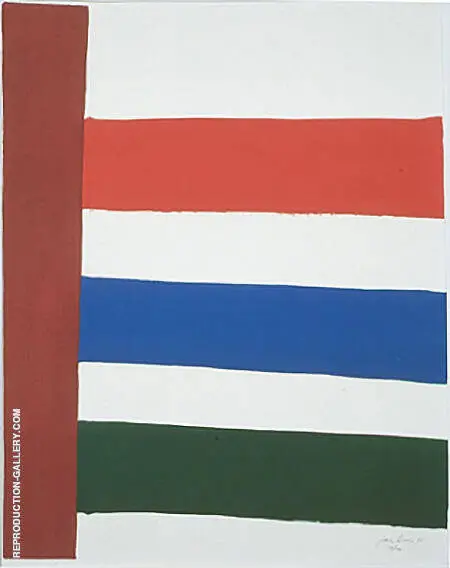 Stripped to the Right 1965 By Jack Bush