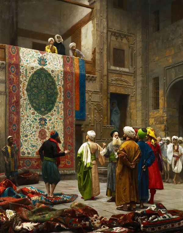 The Carpet Merchant c1887 By Jean Leon Gerome