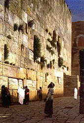 Solomons The Wailing Wall 1869 By Jean Leon Gerome