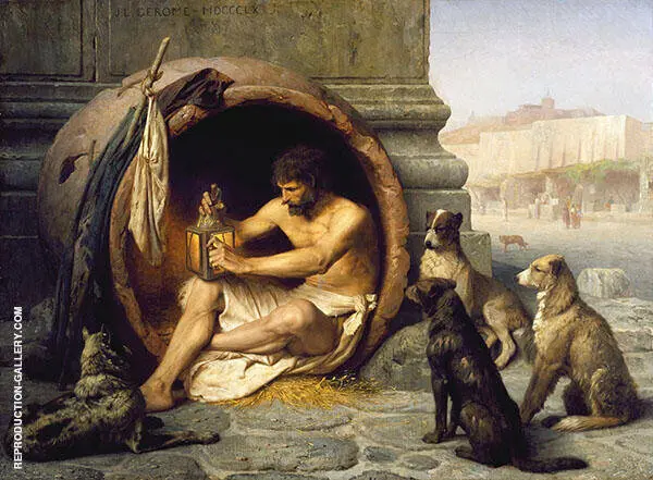 Diogenes 1860 By Jean Leon Gerome