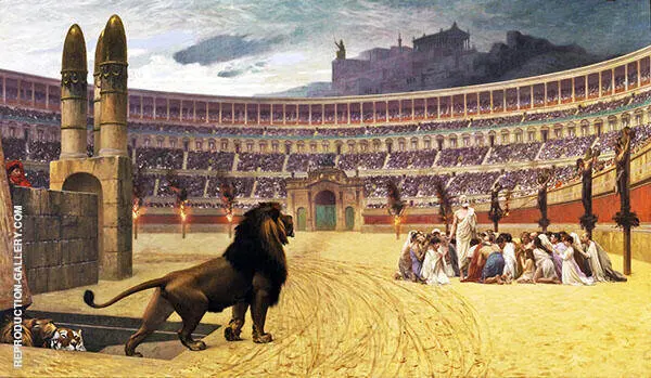 Last Prayers of The Christian Martyrs 1883 By Jean Leon Gerome