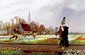 Duel among The Tulips 1882 By Jean Leon Gerome