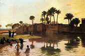 Bathers by the Edge of a River 1893 By Jean Leon Gerome