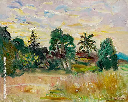 Paysage autour de la villa Tournevent 1964 By Charles Camoin