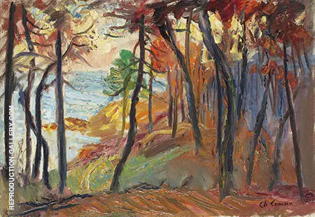 Sunset on the River Risle 1959 By Charles Camoin