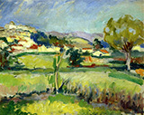 Provencal Landscape 1908 By Charles Camoin